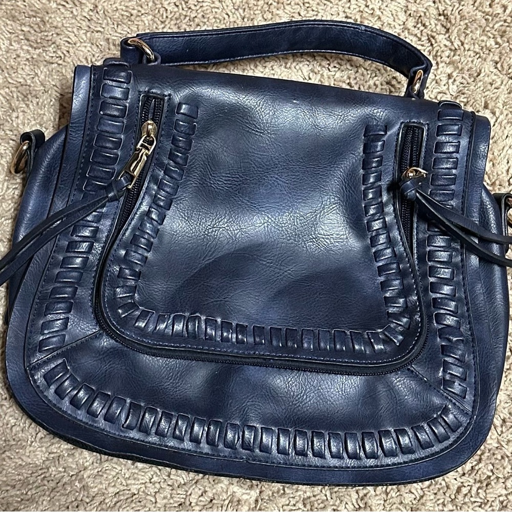 Elegant Navy Blue Women's Bag